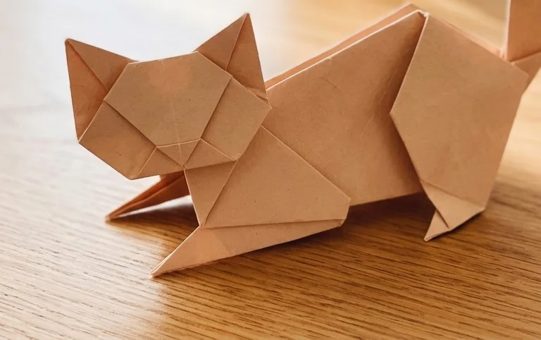 DIY Cat Origami: Free Tutorial for a Fun and Easy Craft - WoDIYCraft.com