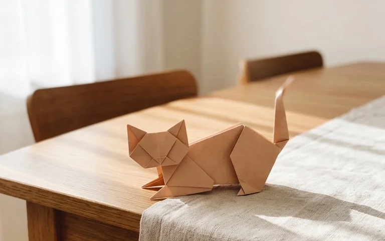 DIY Cat Origami: Free Tutorial for a Fun and Easy Craft - WoDIYCraft.com