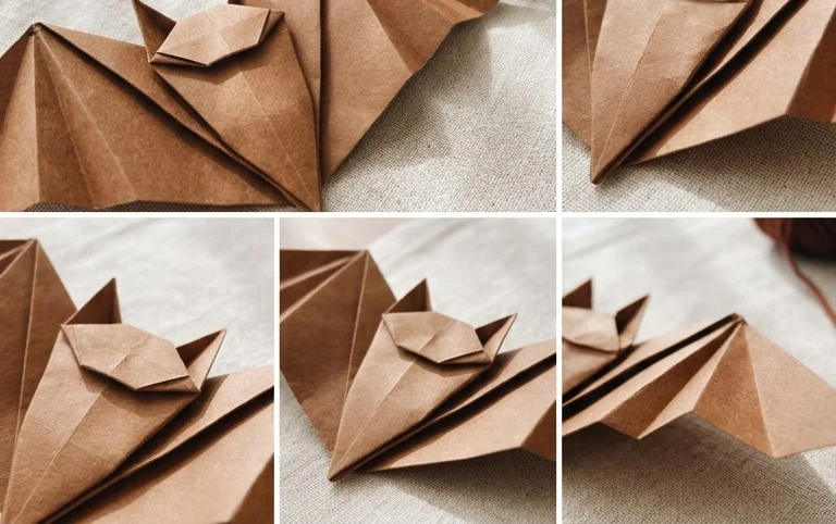 Origami Bat: Easy Halloween Paper Tutorial In 8 Steps